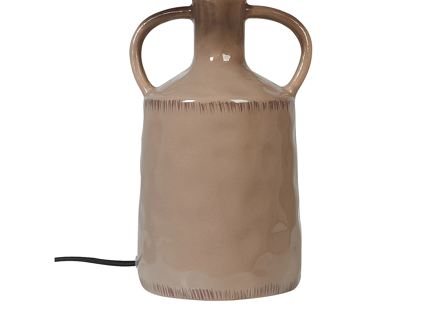 Lampe à poser LARISSOS Céramique Taupe