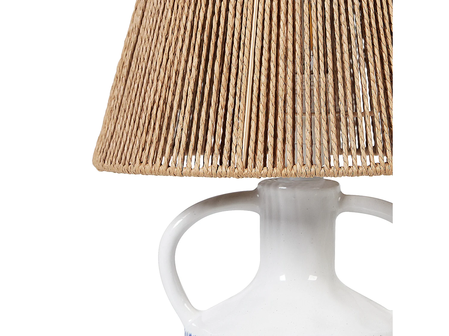 Lampada da tavolo LARISSOS Ceramica Bianco