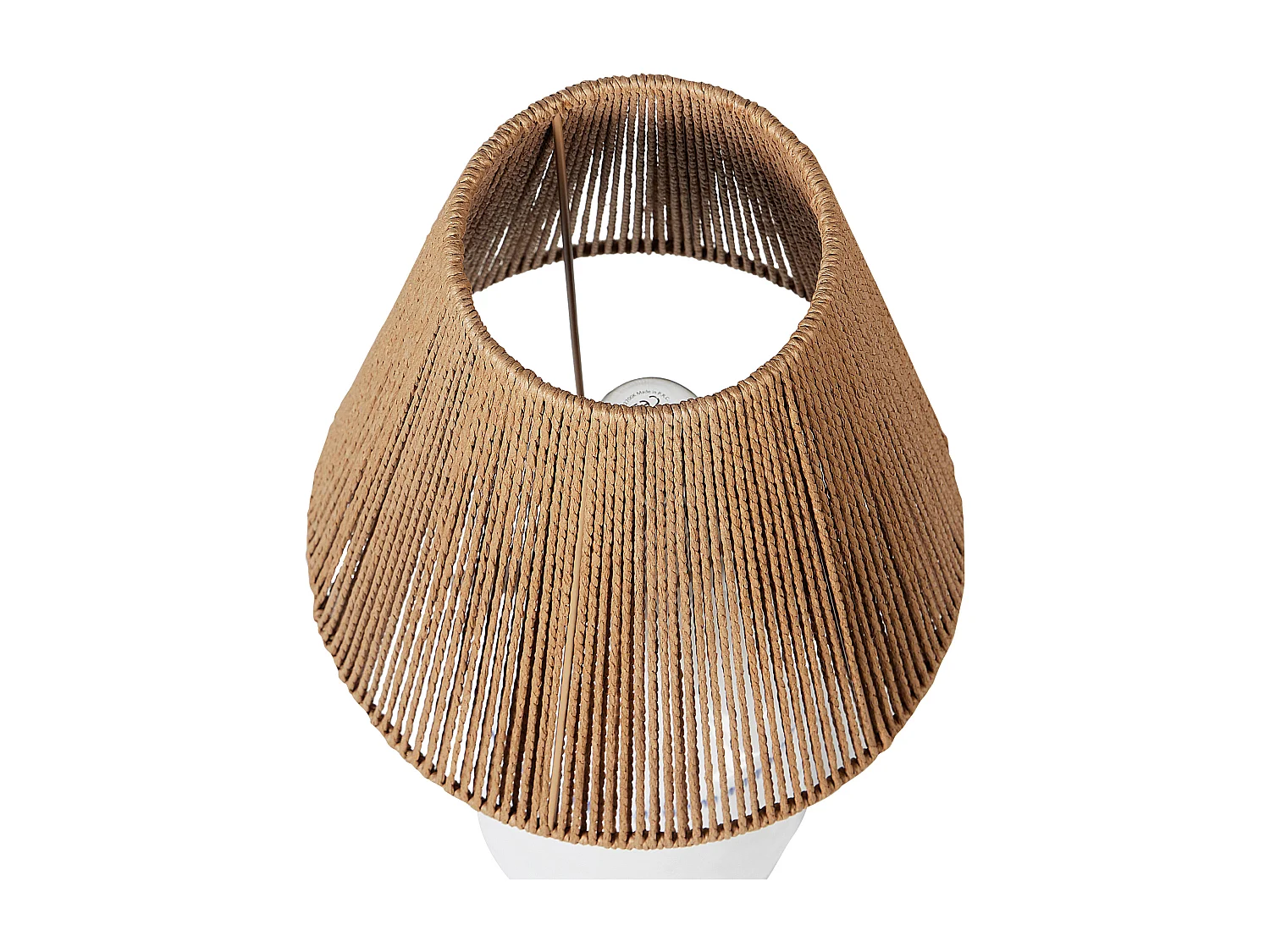 Candeeiro de mesa LARISSOS Cerâmica Branco