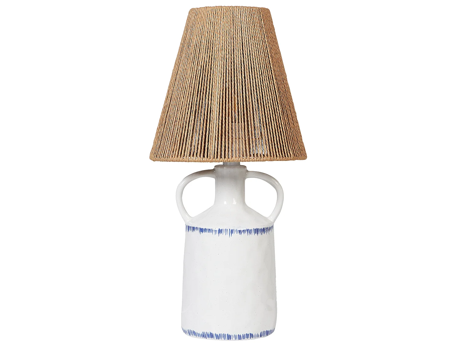 Lampe à poser LARISSOS Céramique Blanc
