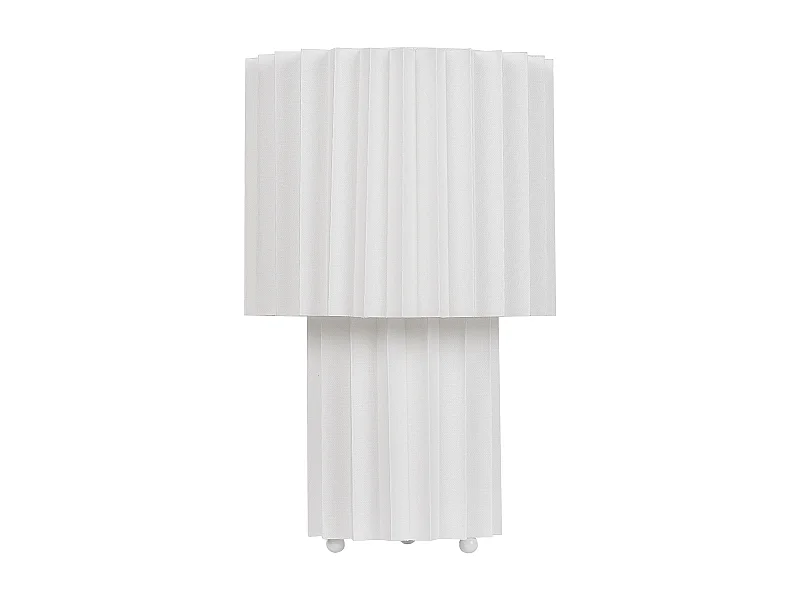 Lampe à poser ALFEIOS Lin Blanc