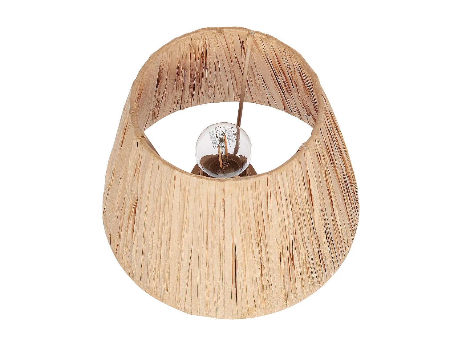 Set di 2 lampade da tavolo ARWADITO Ceramica Bianco sporco