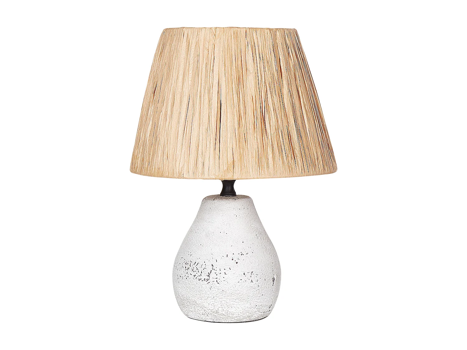 Set di 2 lampade da tavolo ARWADITO Ceramica Bianco sporco