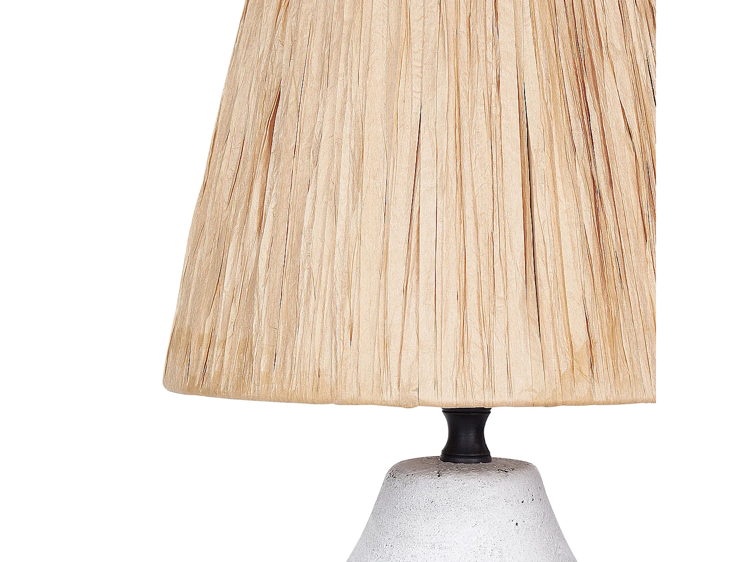 Set di 2 lampade da tavolo ARWADITO Ceramica Bianco sporco