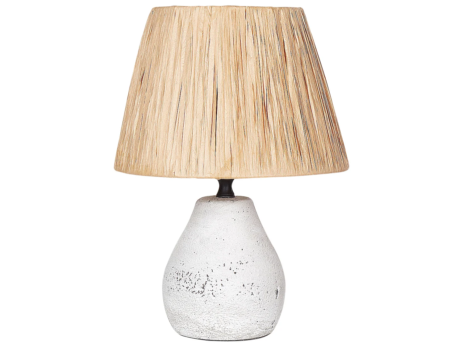 Lot de 2 lampes de bureau ARWADITO Céramique Blanc cassé