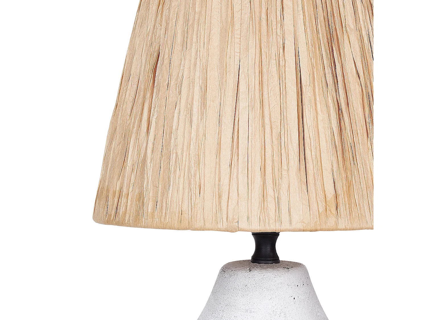 Lot de 2 lampes de bureau ARWADITO Céramique Blanc cassé
