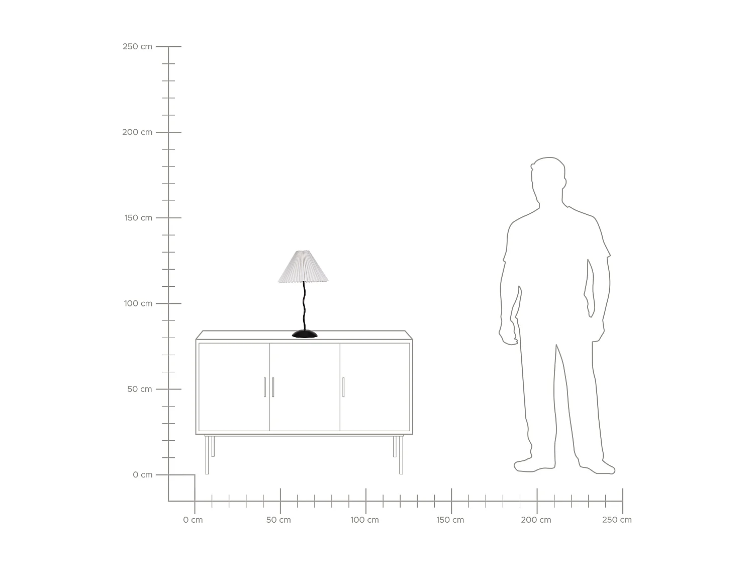 Lampada da tavolo JIKAWO Metallo Bianco