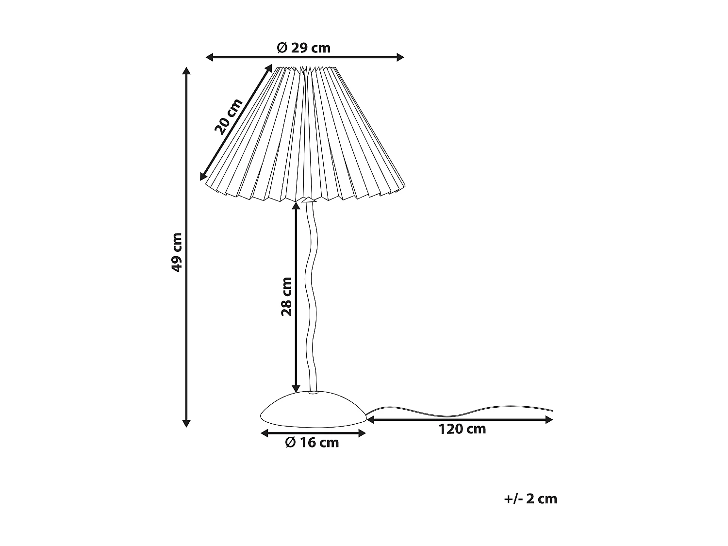 Lampe à poser JIKAWO Métal Noir
