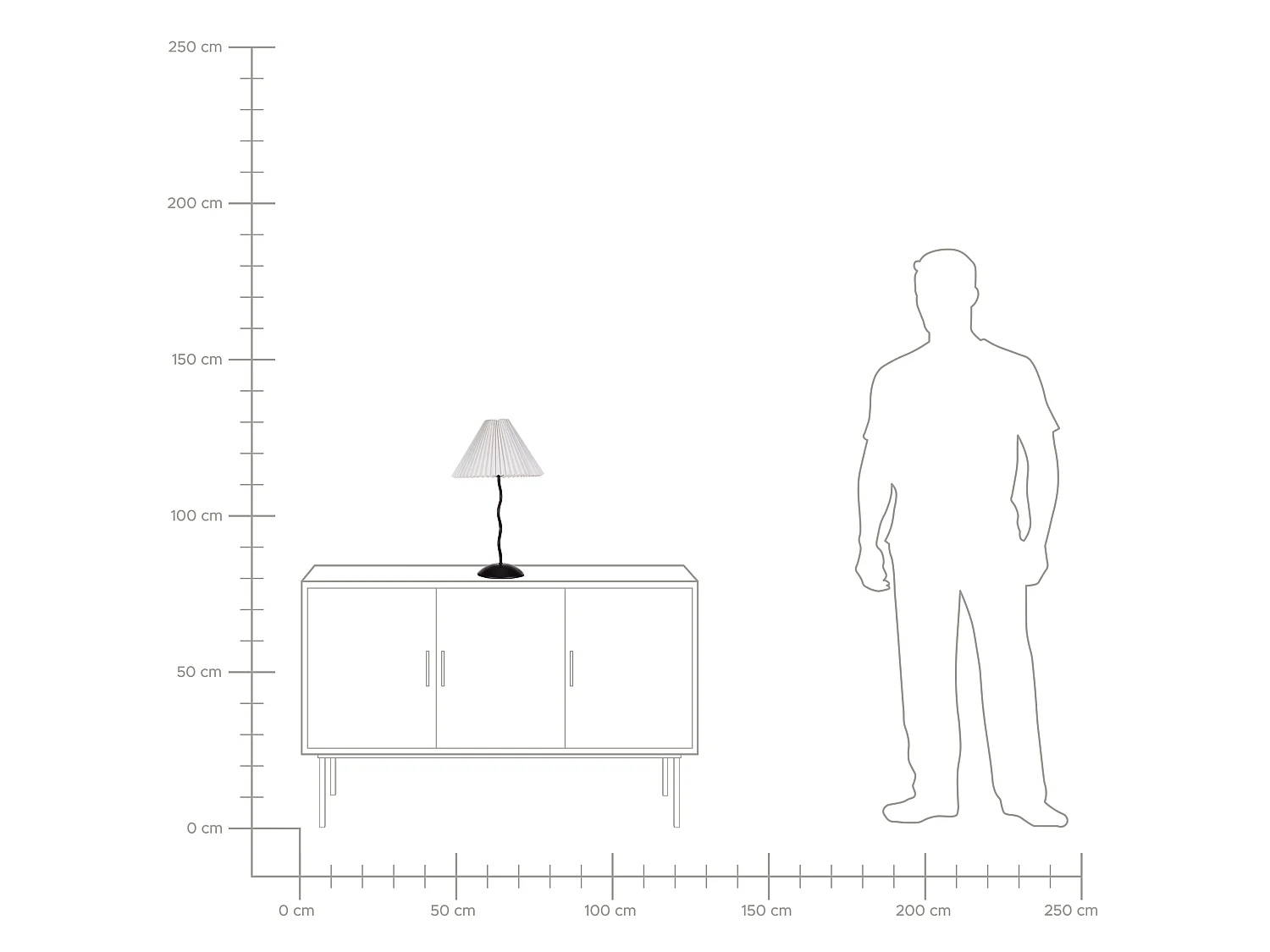 Lampe à poser JIKAWO Métal Blanc