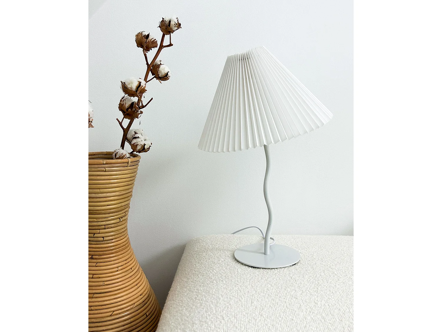 Lampe à poser ALWERO Métal Blanc