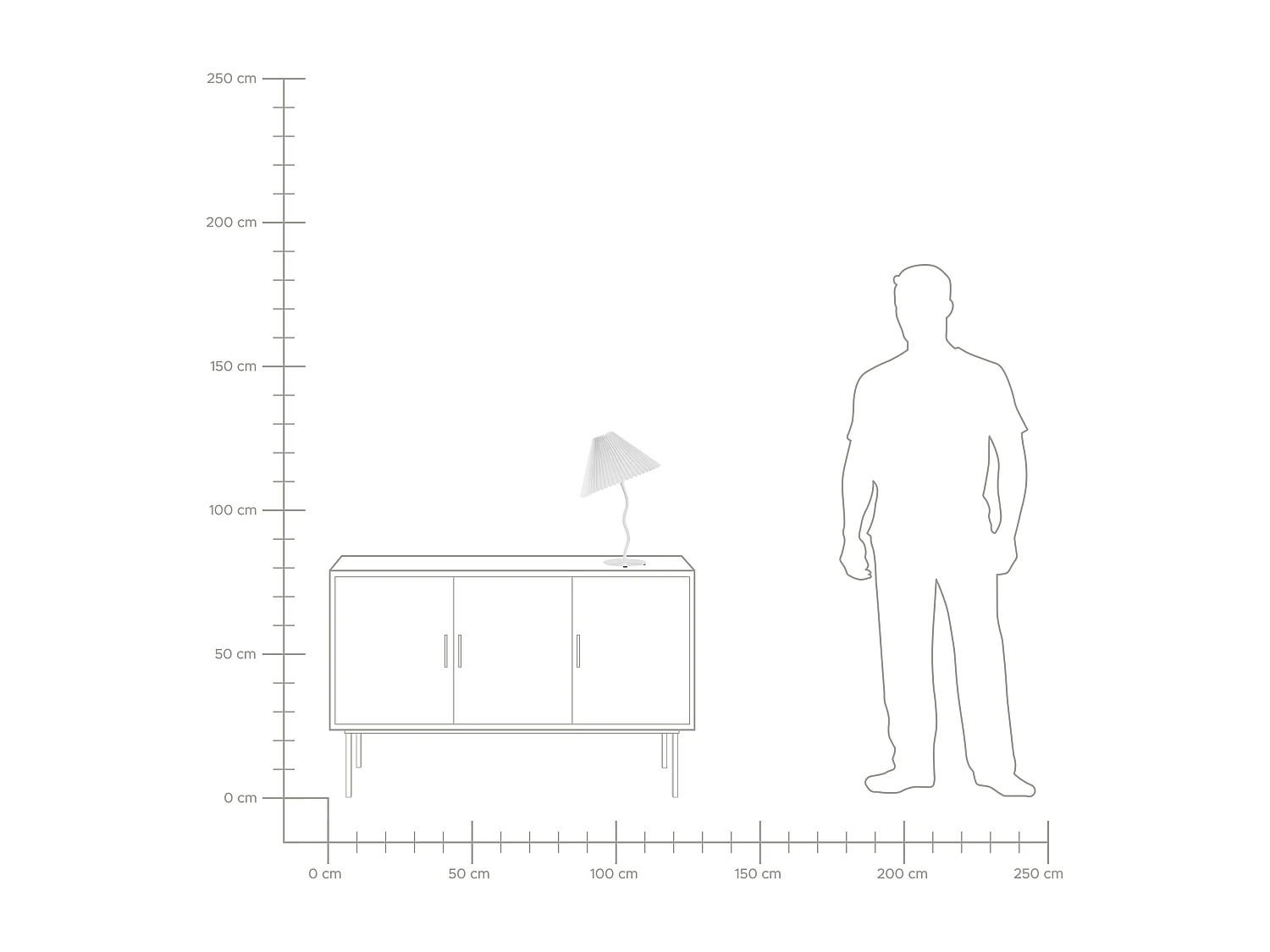 Candeeiro de mesa ALWERO Metal Branco