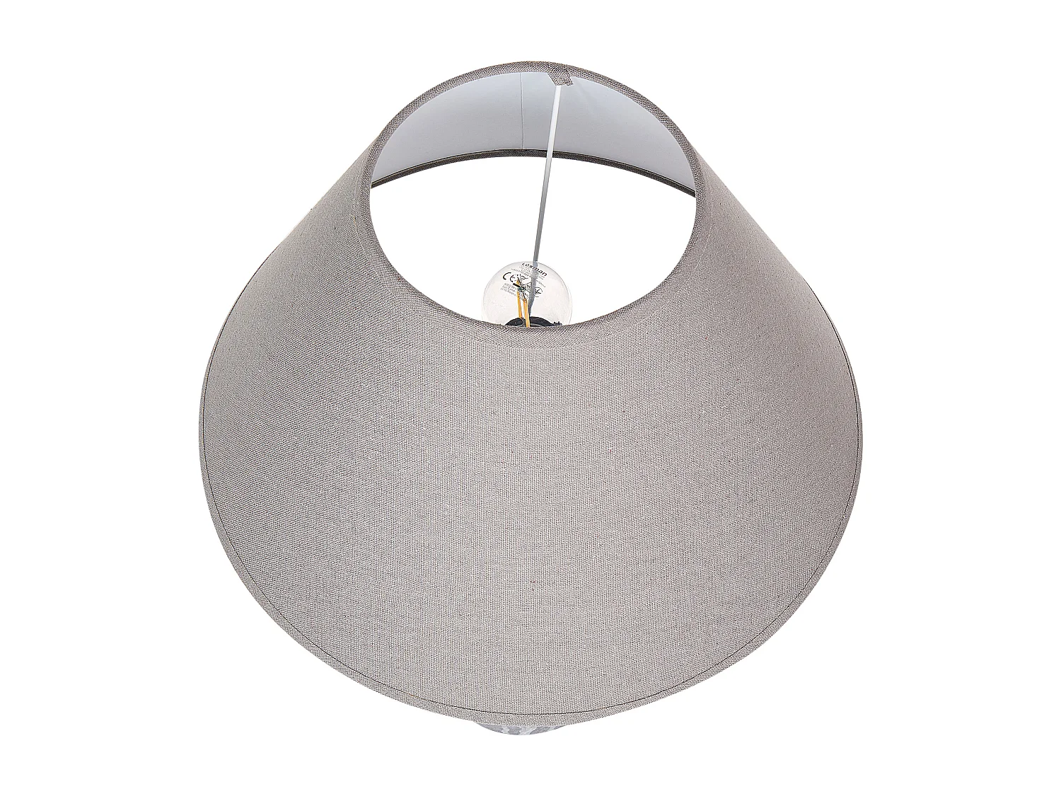 Lámpara de mesa AGEFET Cerámica Gris