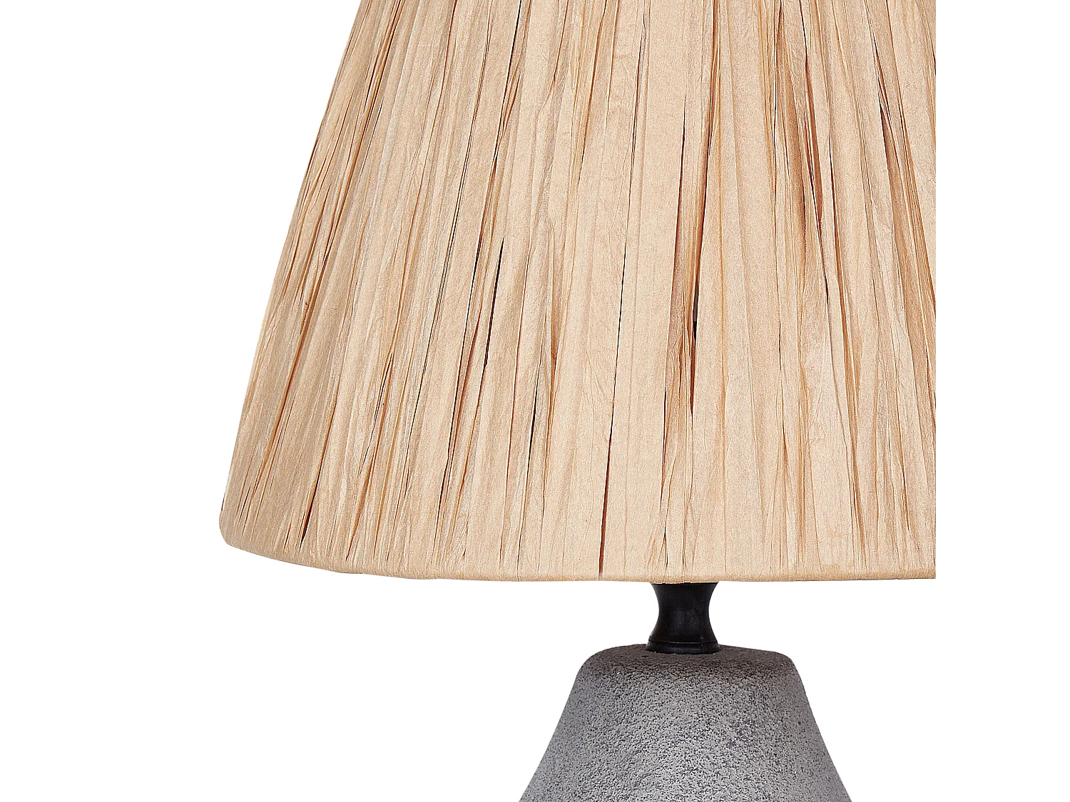 Zestaw 2 lamp stołowych ARWADITO Ceramika Szary