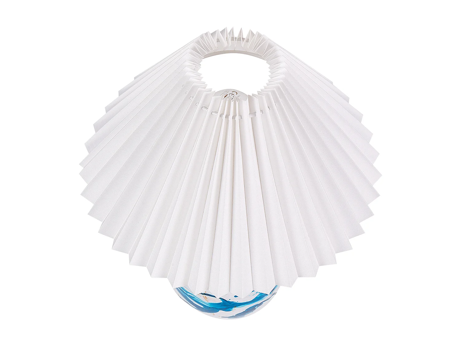 Set van 2 tafellampen GENFEL Keramiek Wit