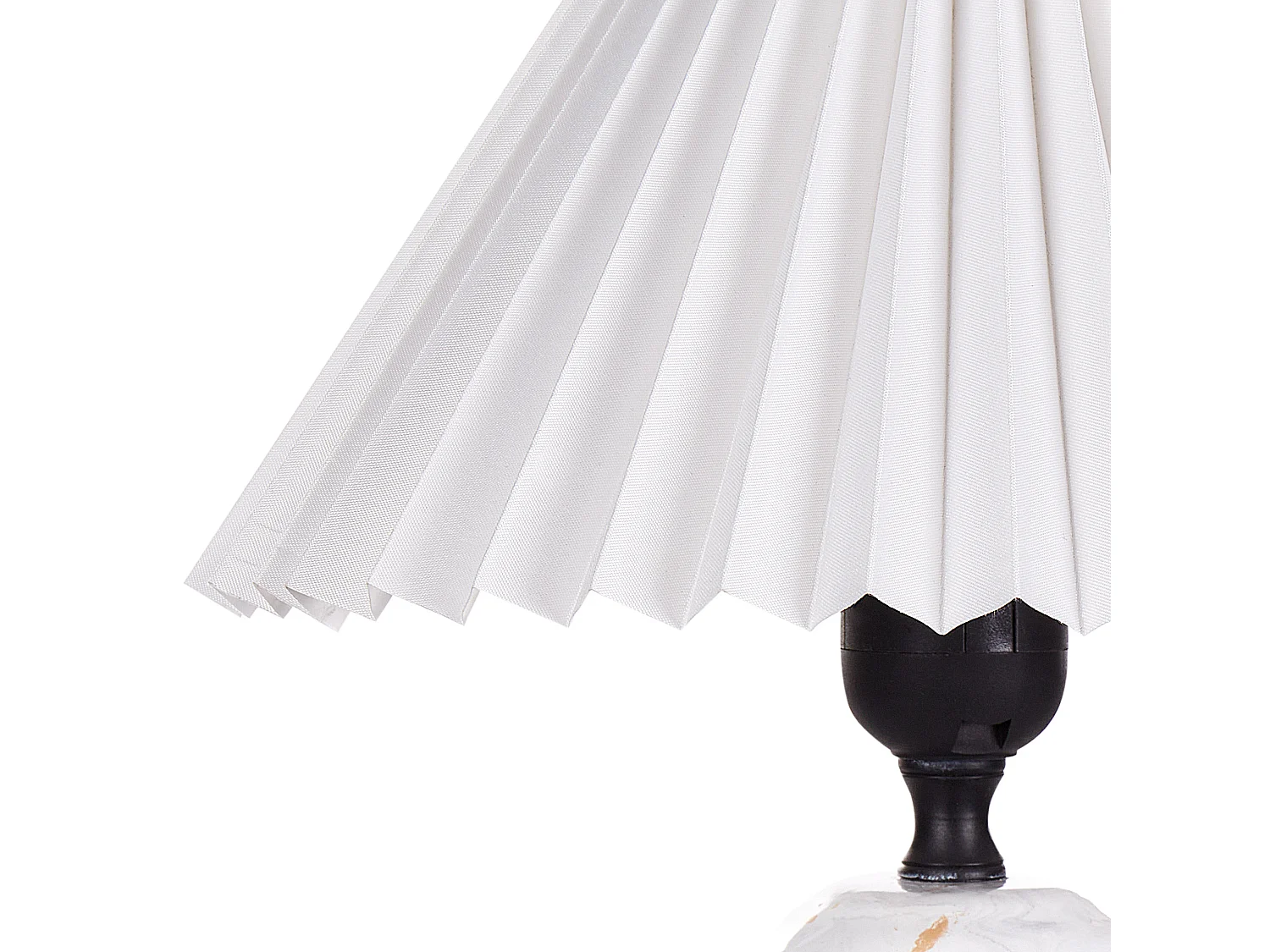 Set van 2 tafellampen GENFEL Keramiek Wit