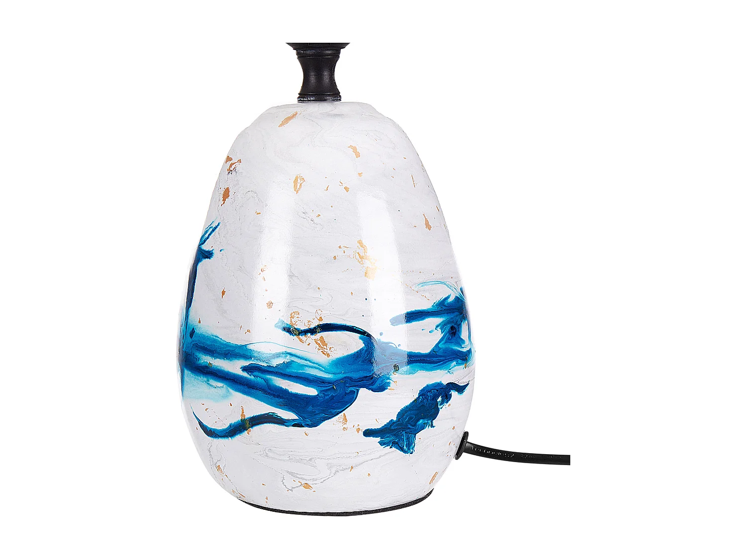 Set van 2 tafellampen GENFEL Keramiek Wit