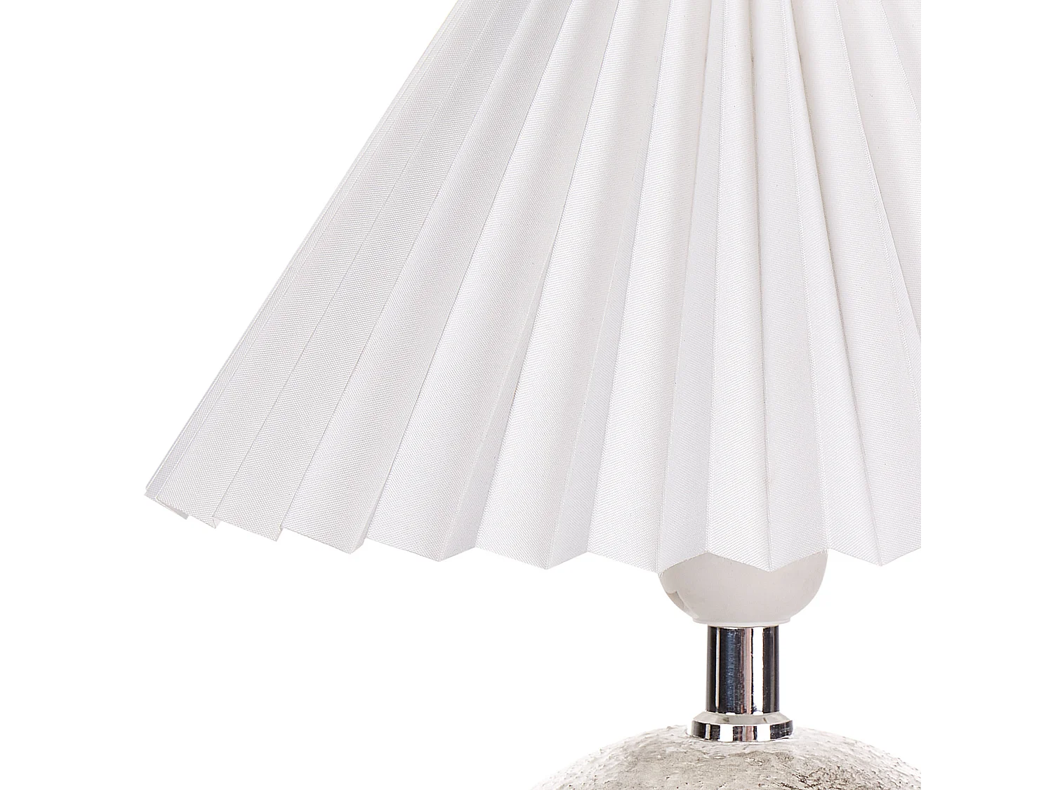 Lot de 2 lampes de bureau ZEYI Céramique Blanc