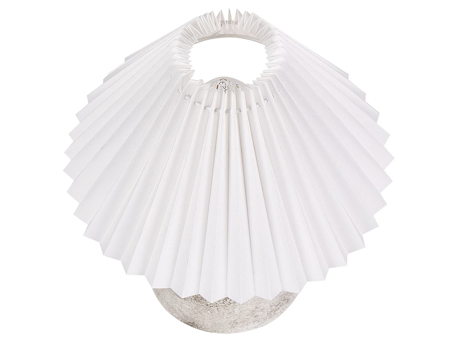 Lot de 2 lampes de bureau ZEYI Céramique Blanc