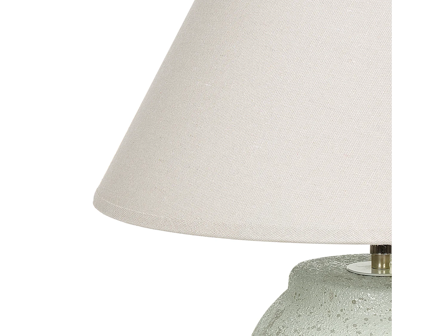 Candeeiro de mesa AMBLO Cerâmica Branco creme