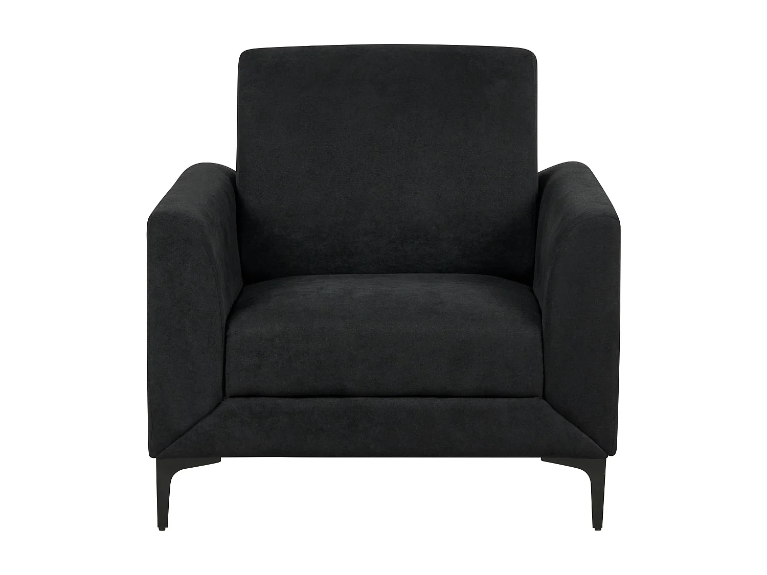 Sessel FENES Stoff Schwarz