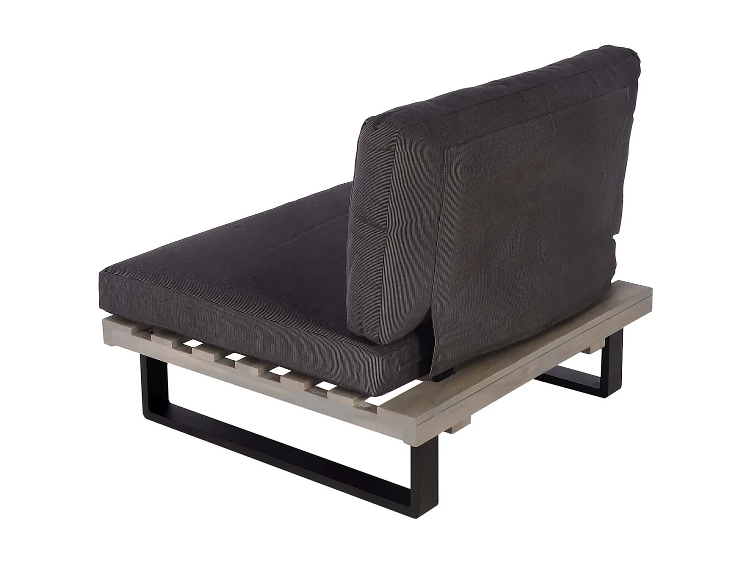 Fauteuil de salon MCW-H54,  gris, rembourrage gris foncé