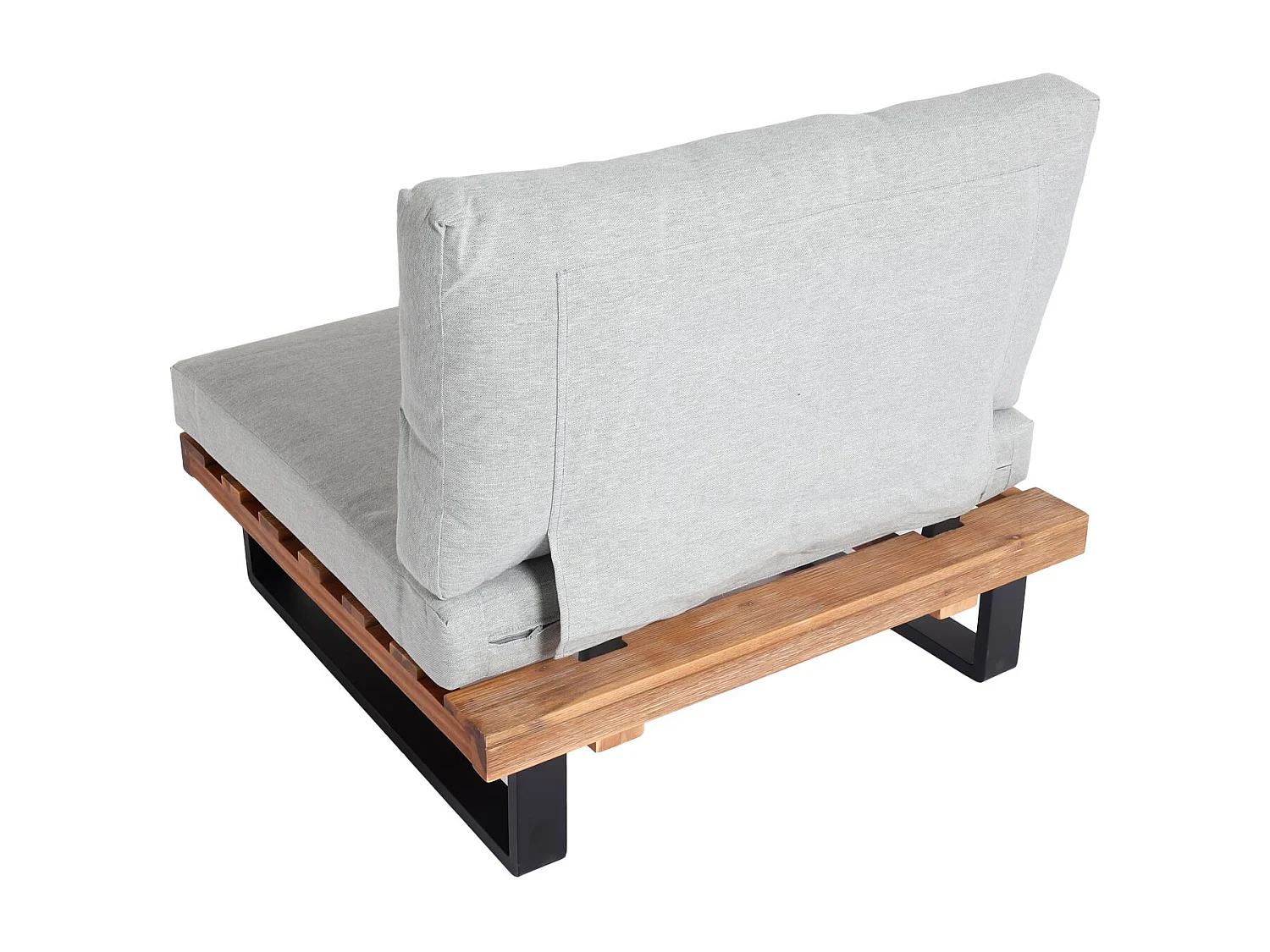 Fauteuil de salon MCW-H54,  marron clair, rembourrage gris clair