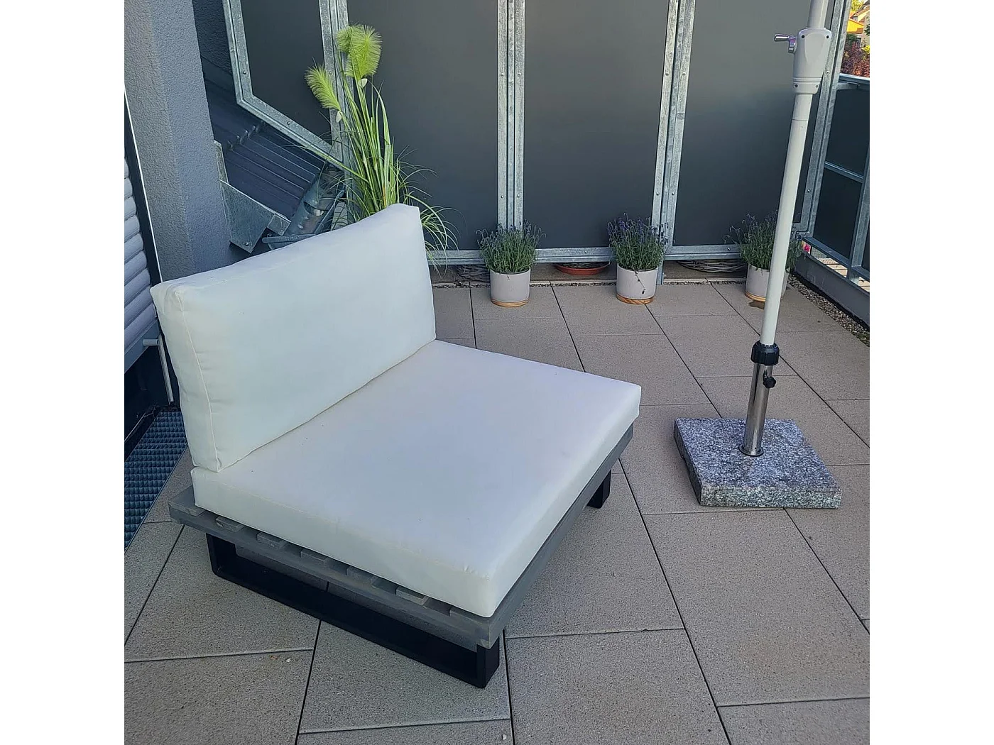 Fauteuil de salon MCW-H54,  marron clair, rembourrage gris foncé