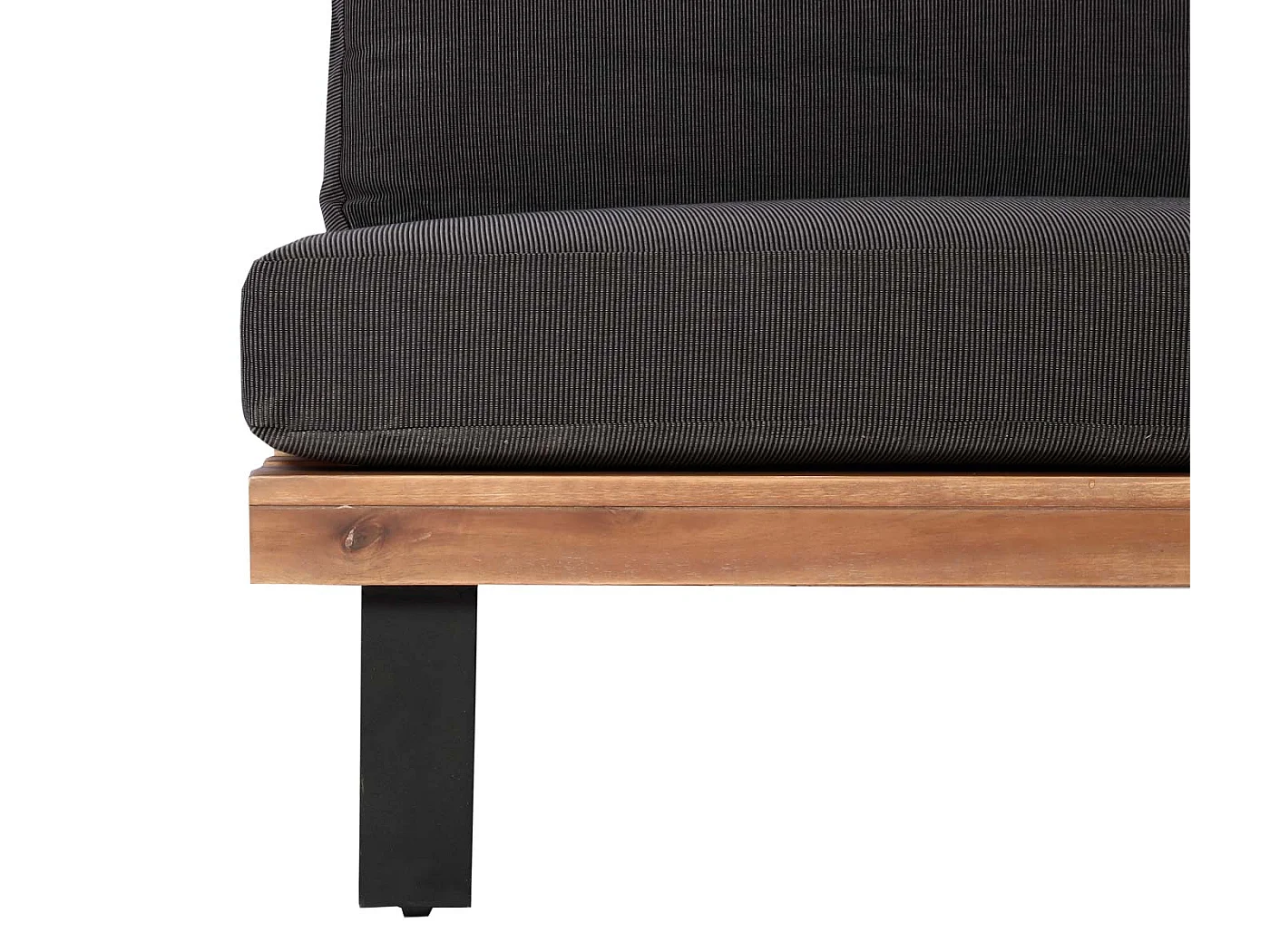 Fauteuil de salon MCW-H54,  brun, rembourrage gris foncé