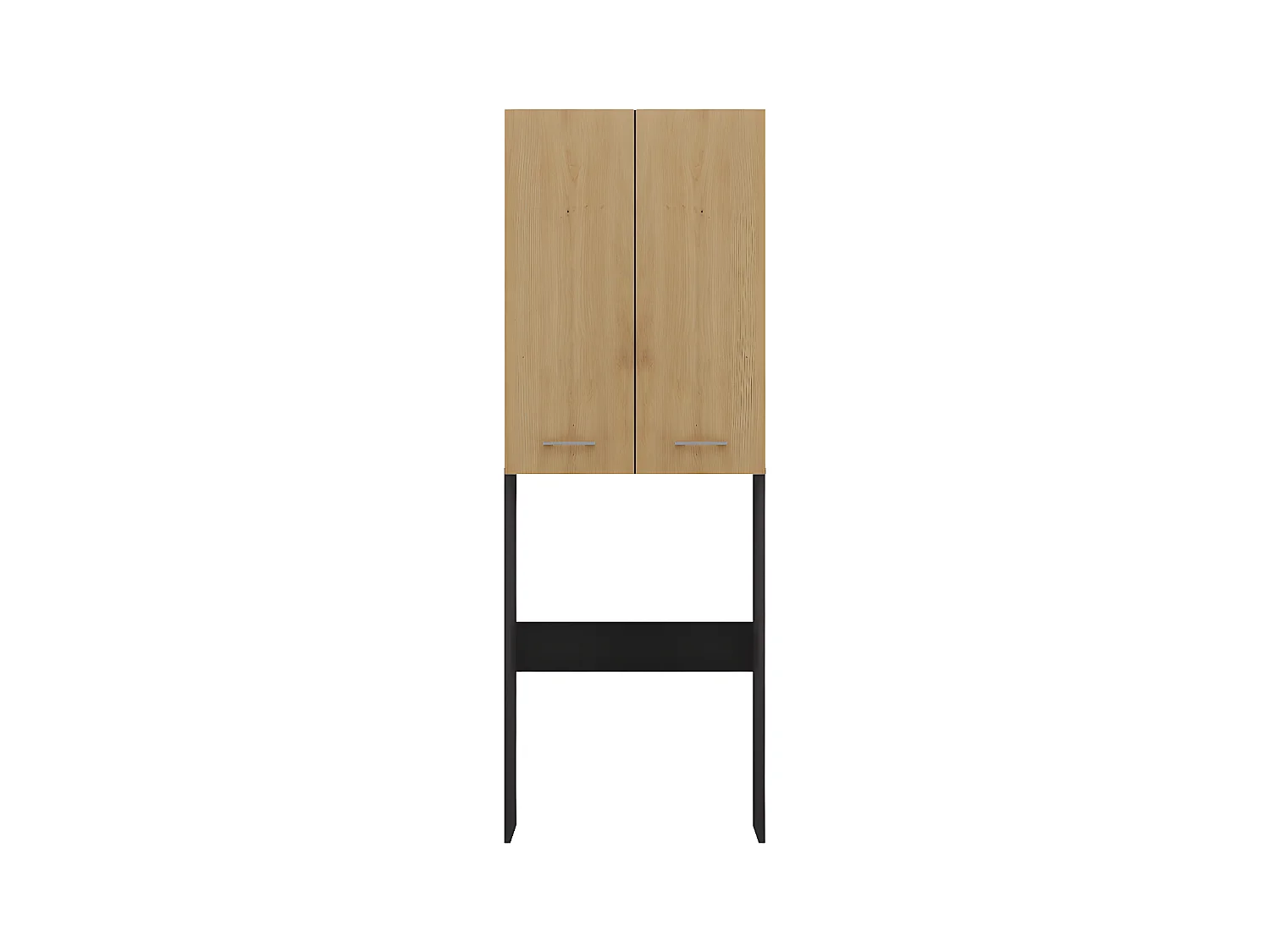 COMO - Meuble pour machine à laver style moderne - 183x64x30 - 2 portes+4 étagères