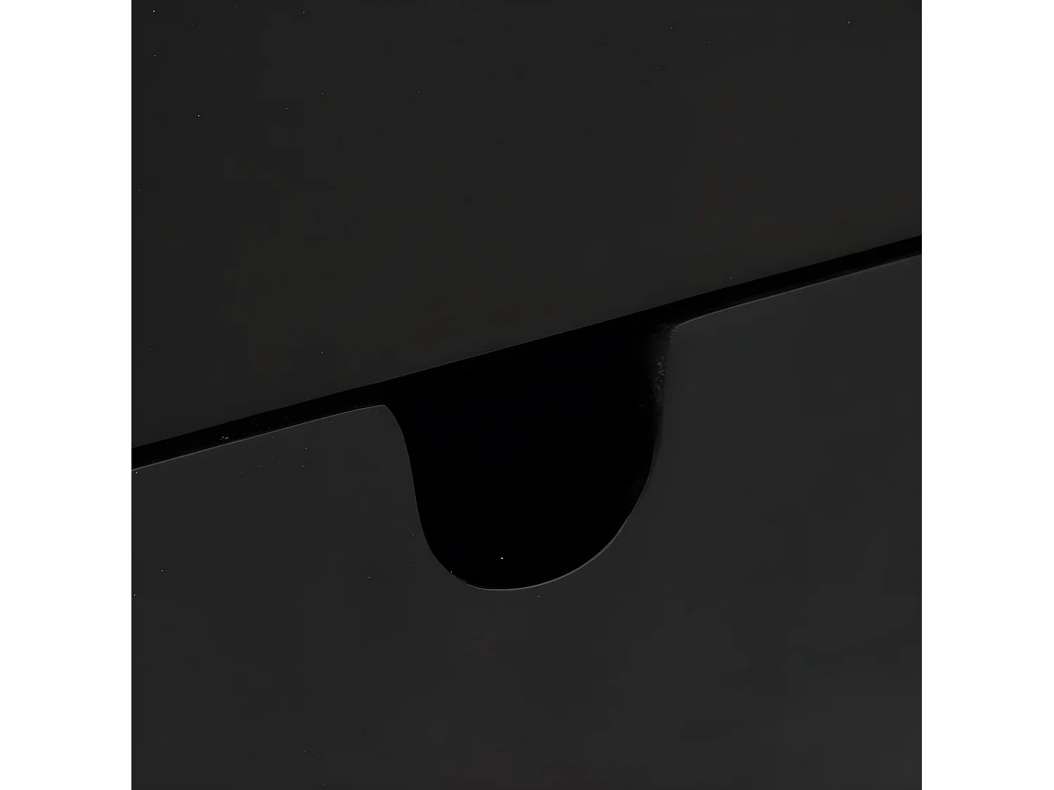 Organiseur Rangement maquillage 1 Tiroir 9 compartiments Noir et Bambou