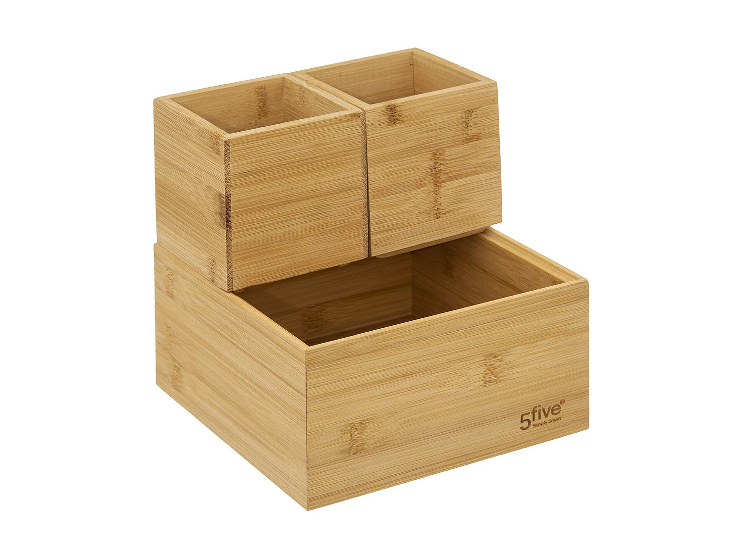 Organiseur de salle de bain 4 plateaux en Bambou