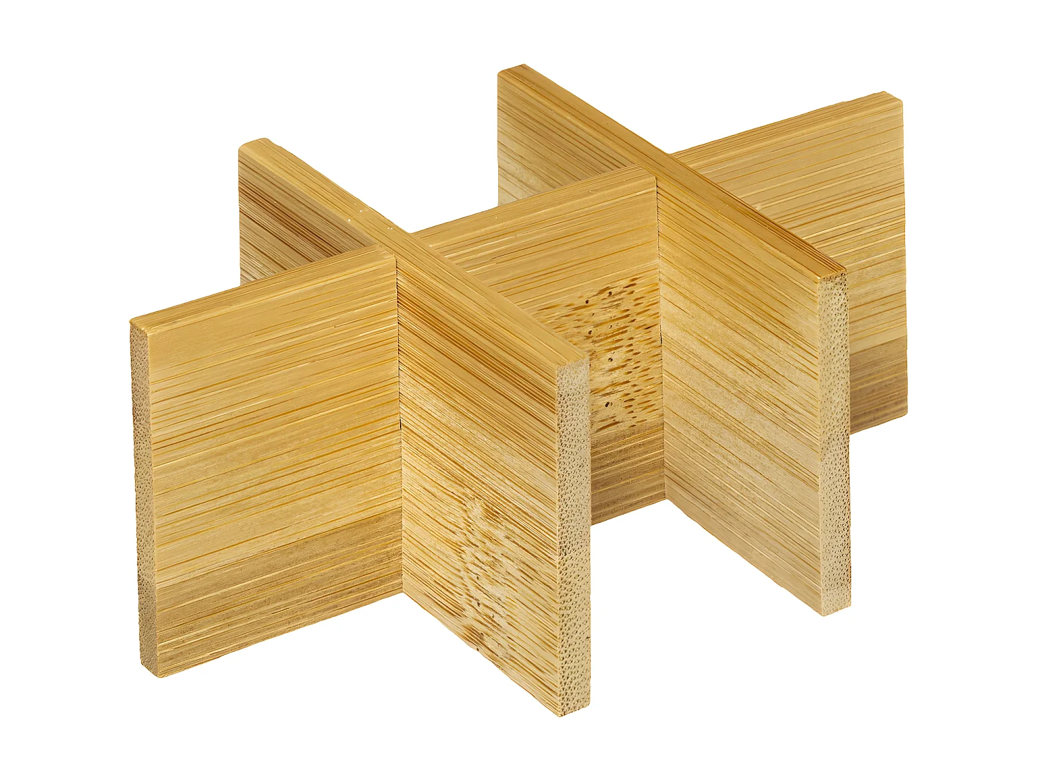 Organiseur Rangement maquillage compartimenté en Bambou 1 tiroir Noir charbon