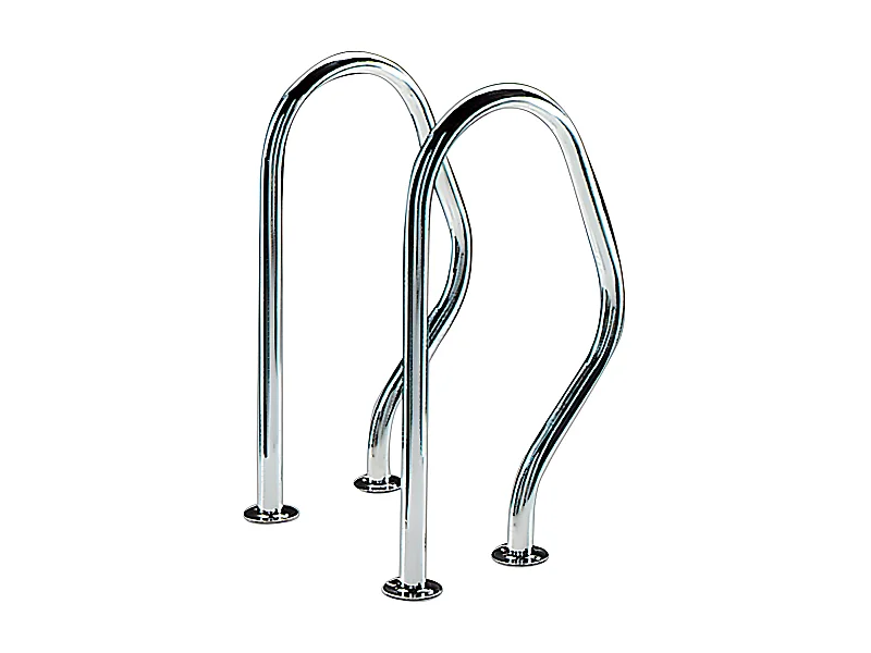 Sorties de bain pour piscine - 47 x 80 cm - Inox - Rectangulaires à visser