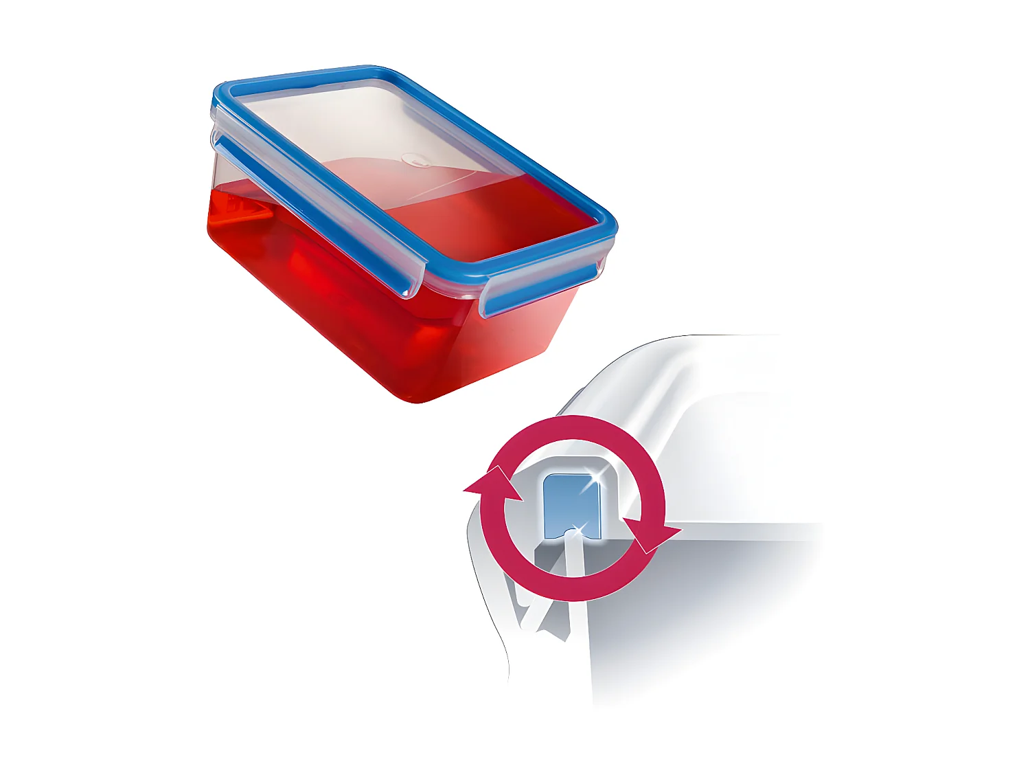 Emsa Boîte alimentaire hermétique 0.85l - 508536