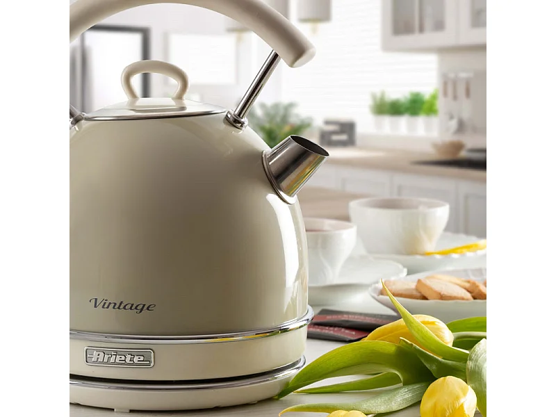 Bouilloire vintage beige 1,7 l