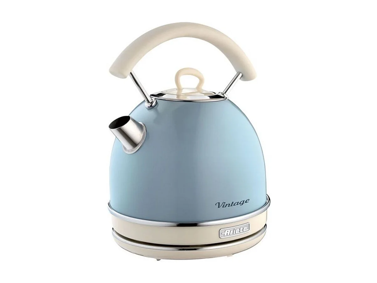 Bollitore elettrico 1,7L - Infusi, tè e tisane - Autospegnimento - 2000W - Acciaio Inox - Celeste