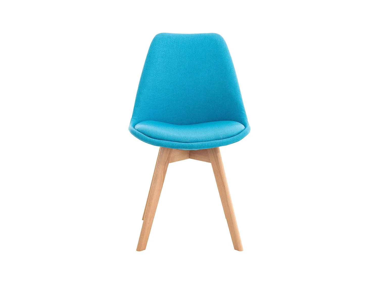 Eetkamerstoelen - Stof - turkis - Linares