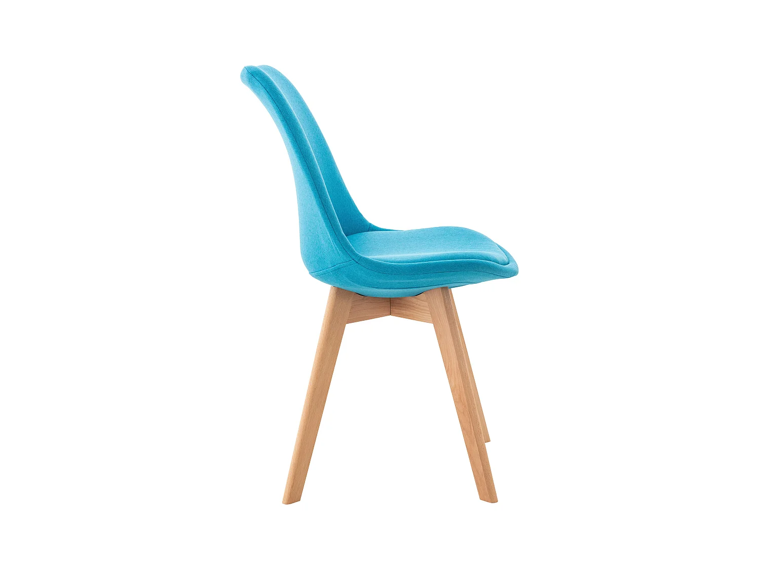 Eetkamerstoelen - Stof - turkis - Linares