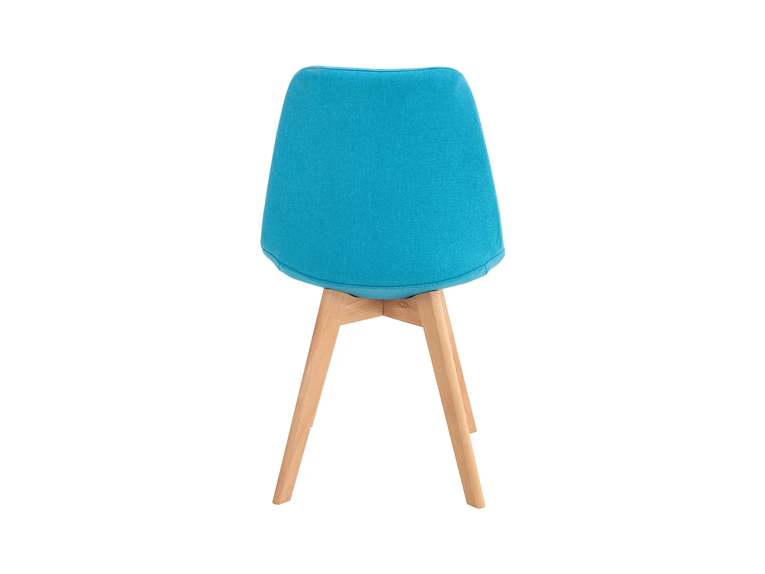 Eetkamerstoelen - Stof - turkis - Linares