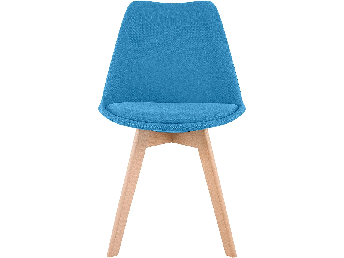 chaise salle à manger - Tissu - Turquoise - Linares
