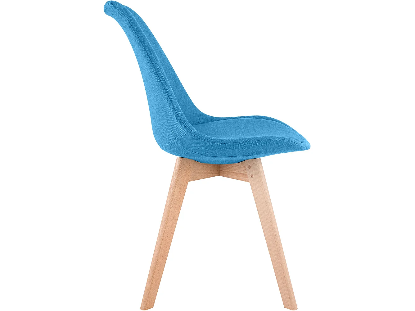chaise salle à manger - Tissu - Turquoise - Linares