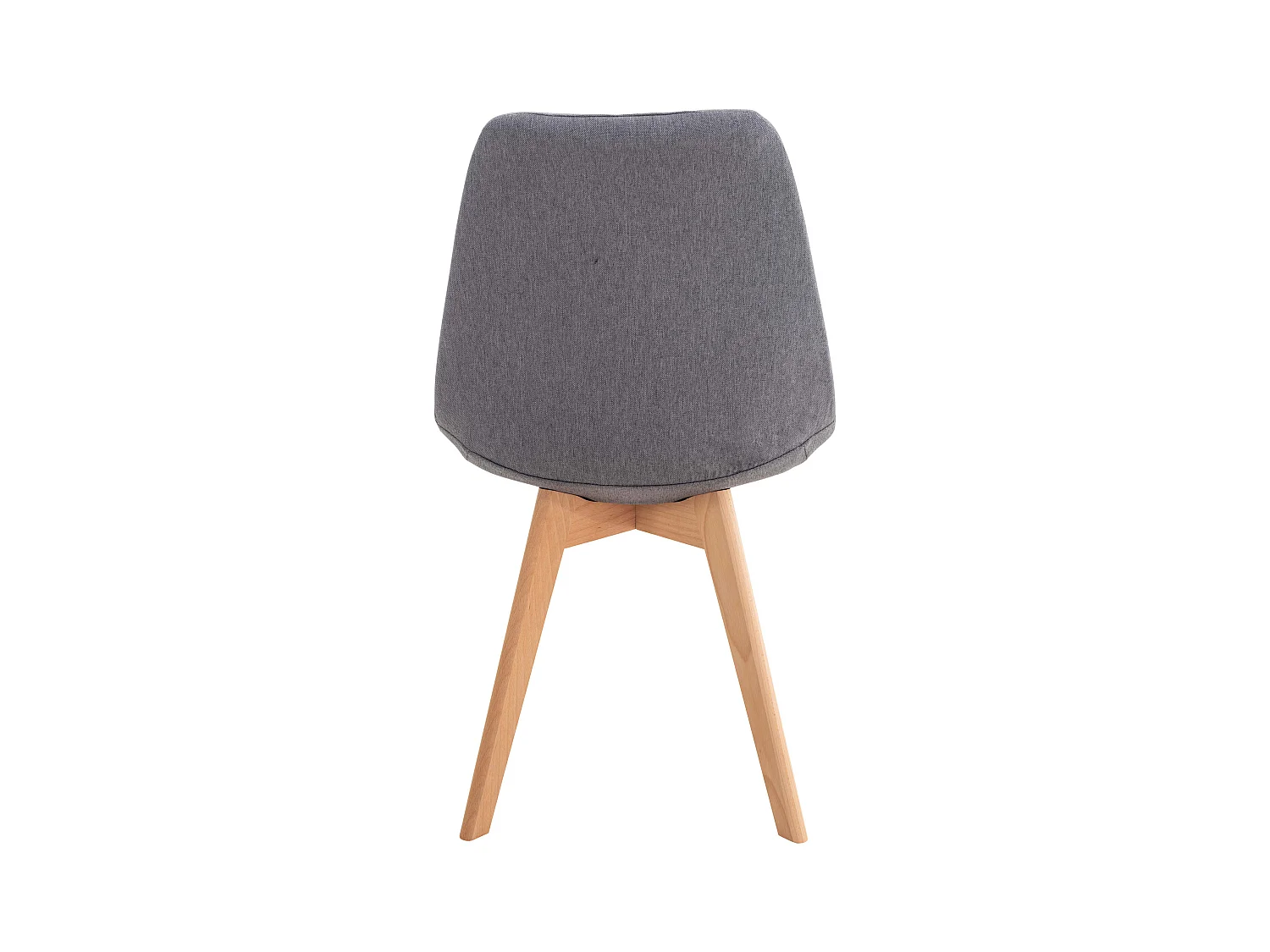 Eetkamerstoelen - Stof - grijs - Linares
