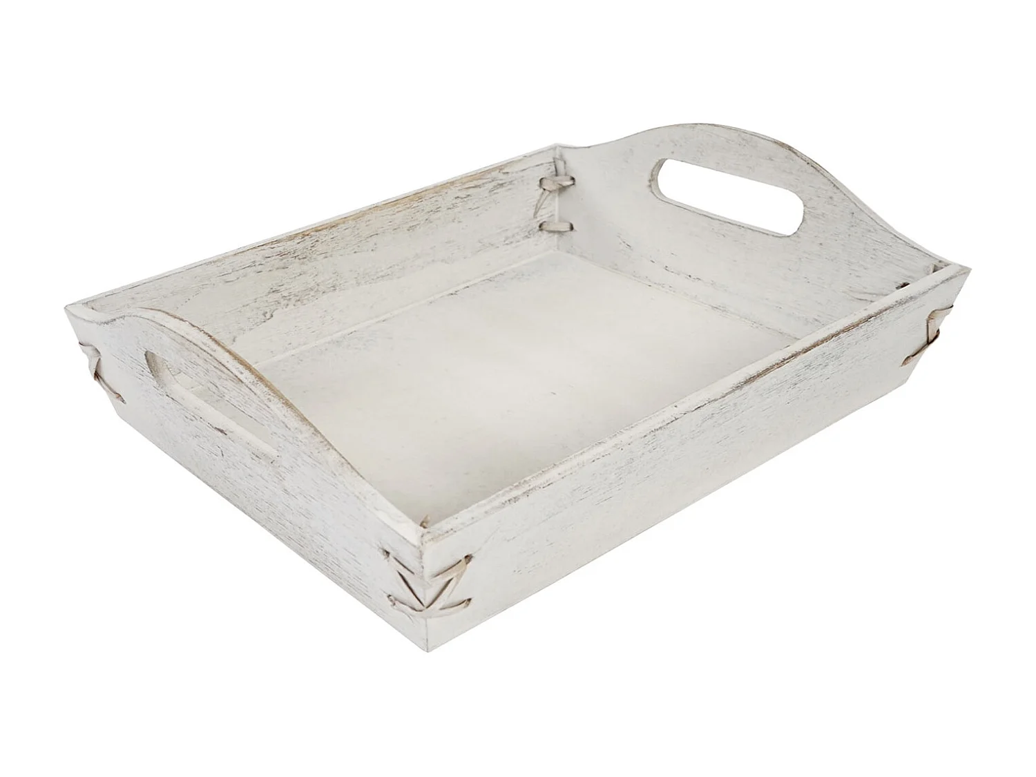 Plateau MCW-C50 look shabby (set de 3),  blanc shabby