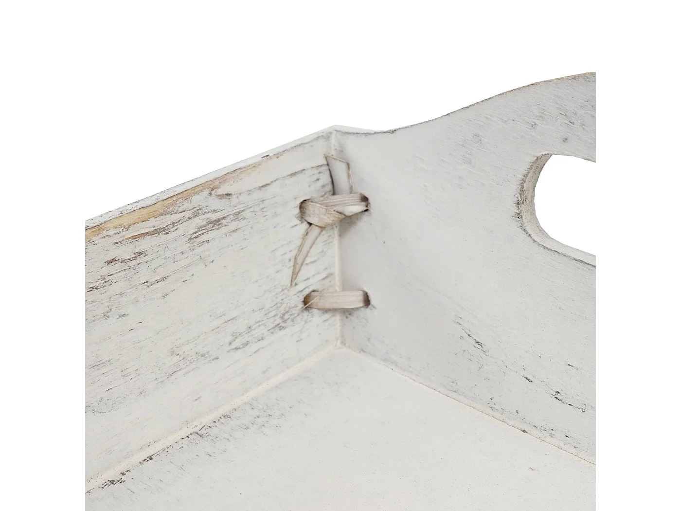 Plateau MCW-C50 look shabby (set de 3),  blanc shabby