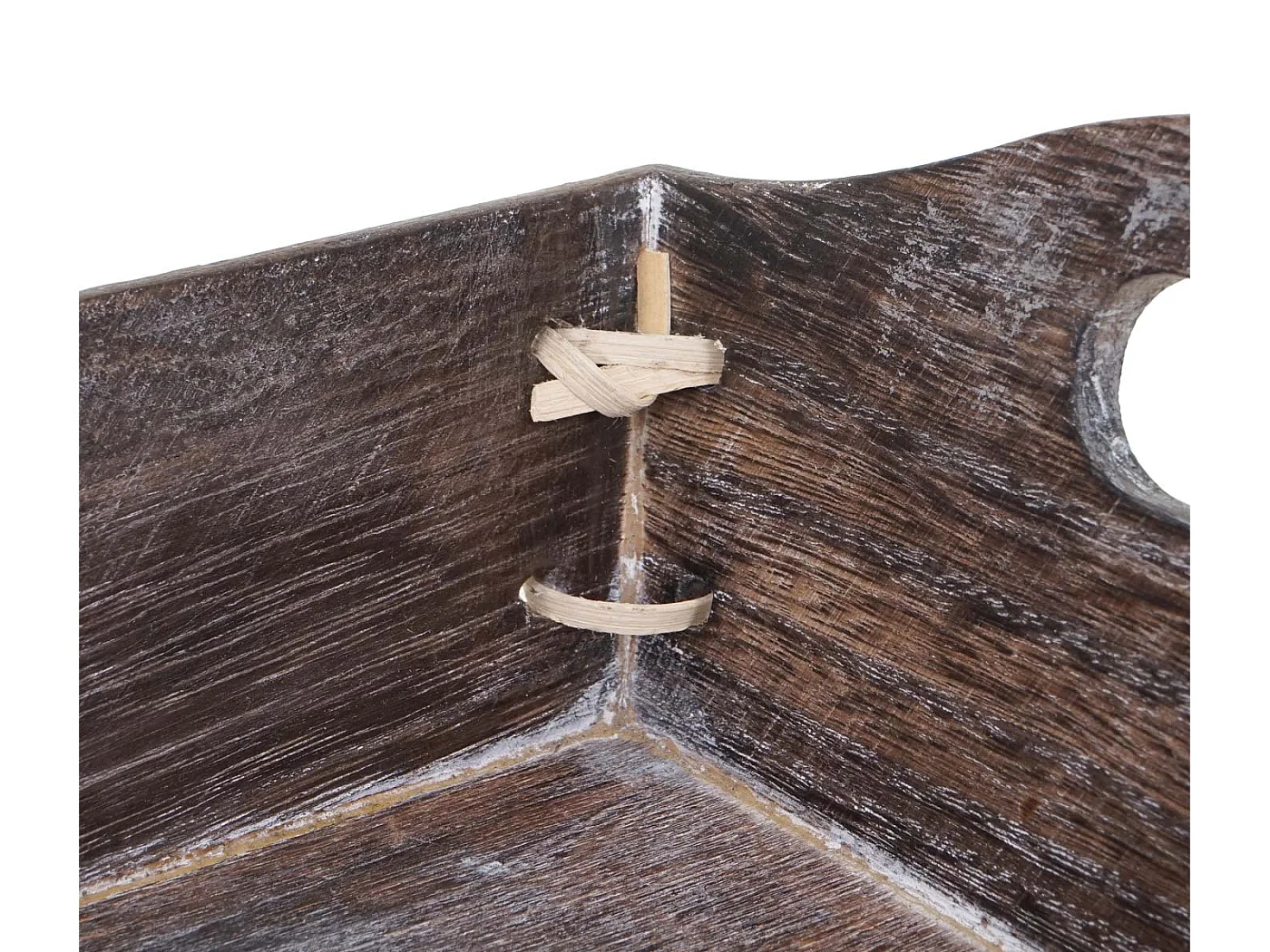 Plateau MCW-C50 look shabby (set de 3),  brun shabby