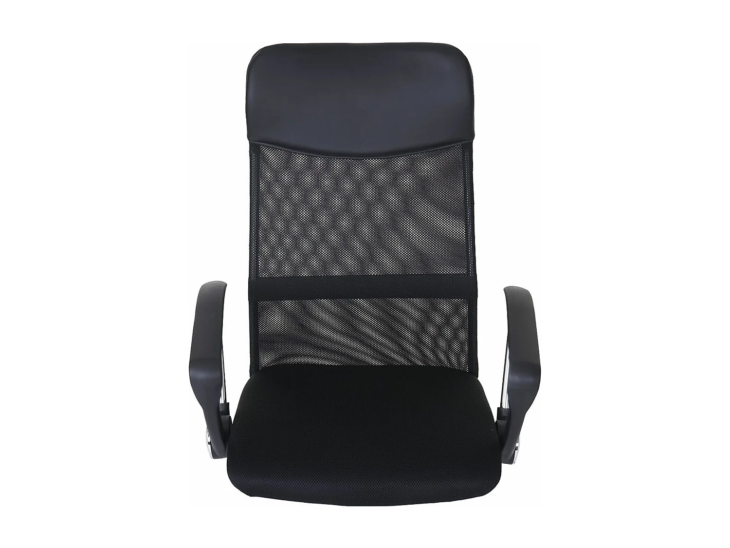 Cadeira de escritório Malmö, Cadeira de escritório Oslo, cadeira giratória de secretária, tecido em pele sintética preto