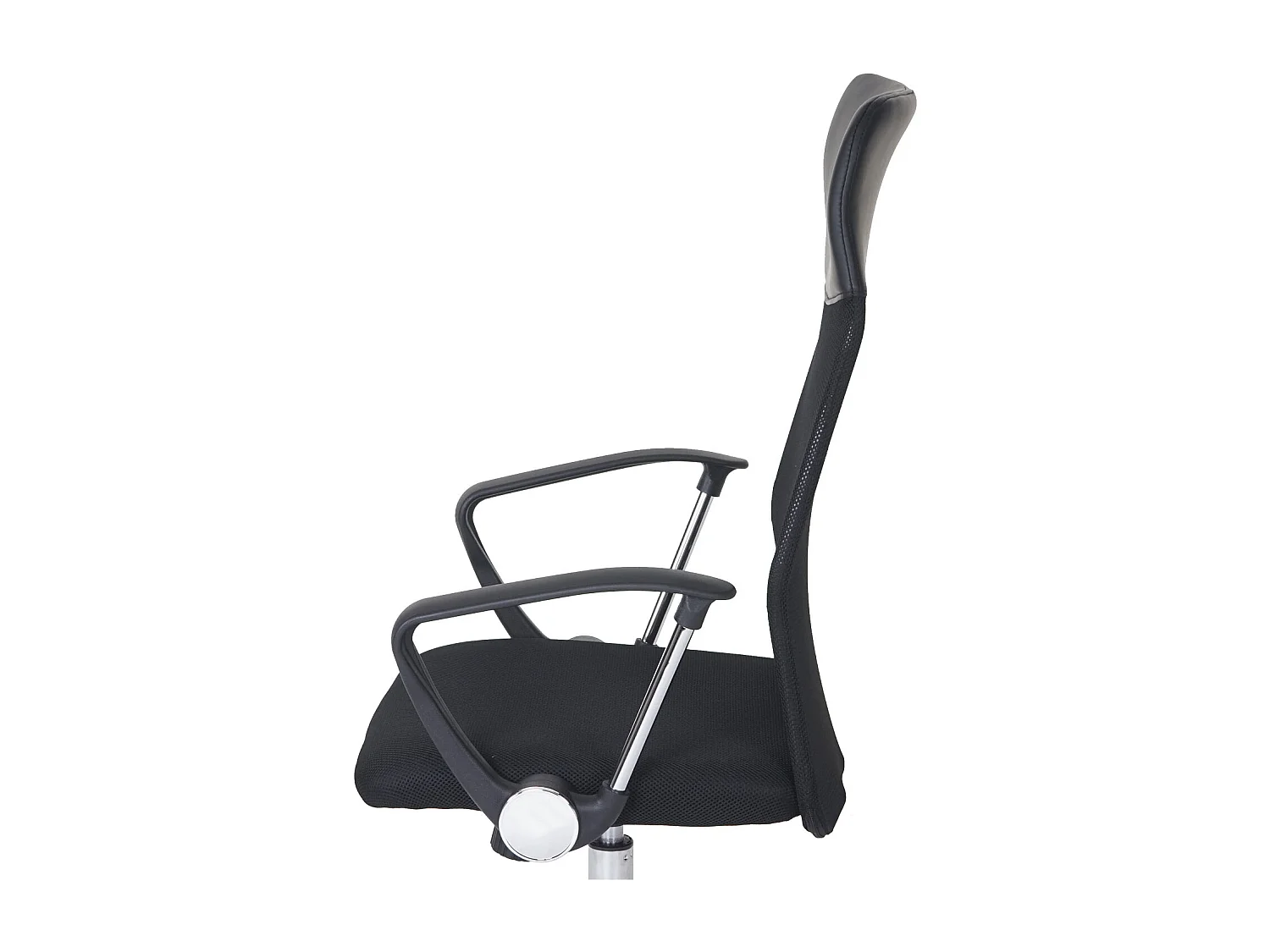 Bureaustoel Malmö, Bureaustoel Oslo, bureaustoel bureaustoel, kunstleder textiel zwart