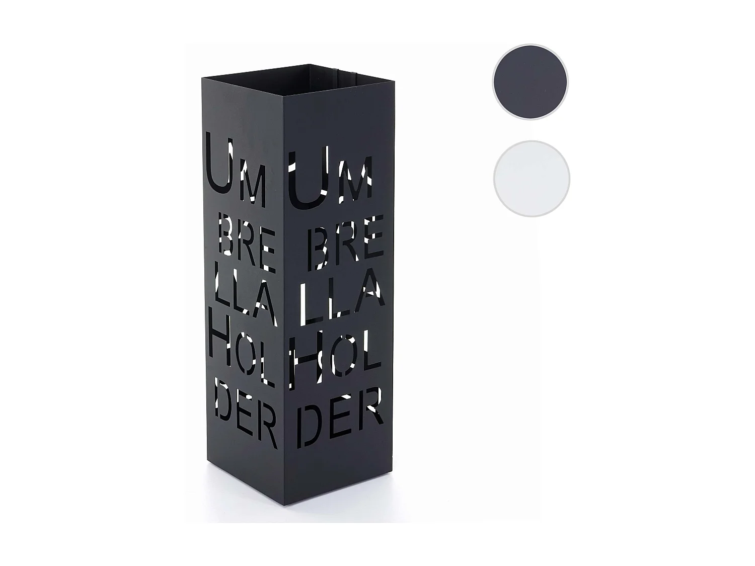 Paraplubak MCW-C78 rooster,  font, zwart