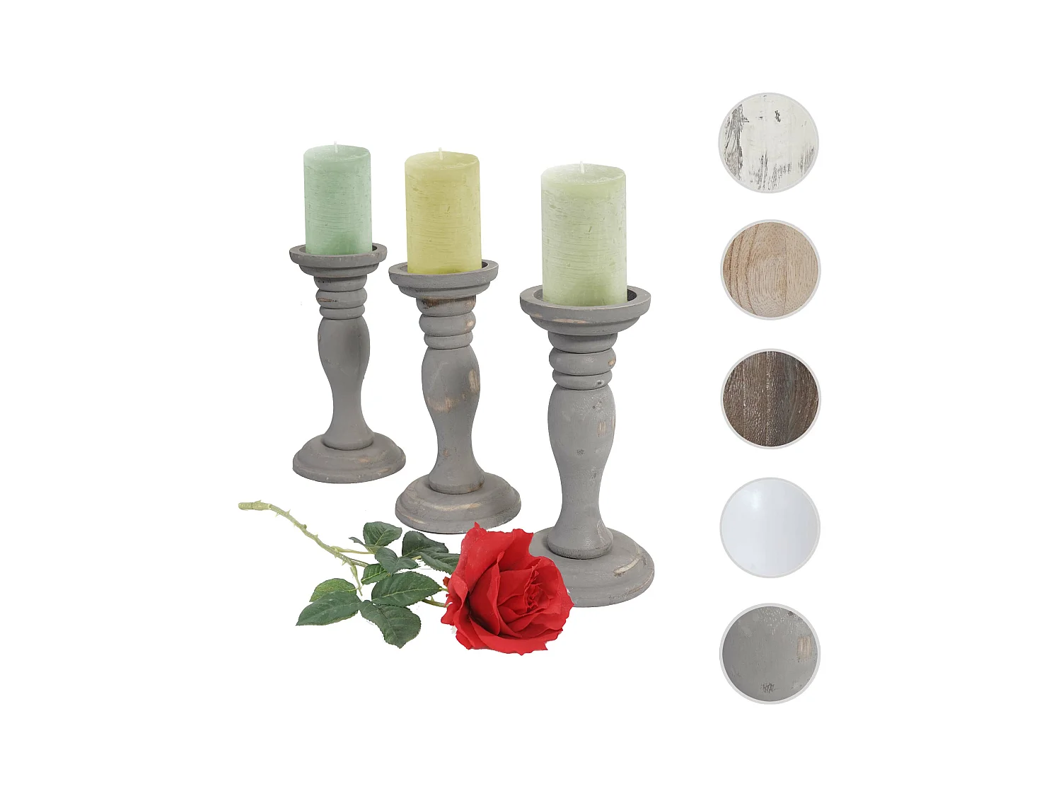 Chandelier H361 (set de 3),  gris