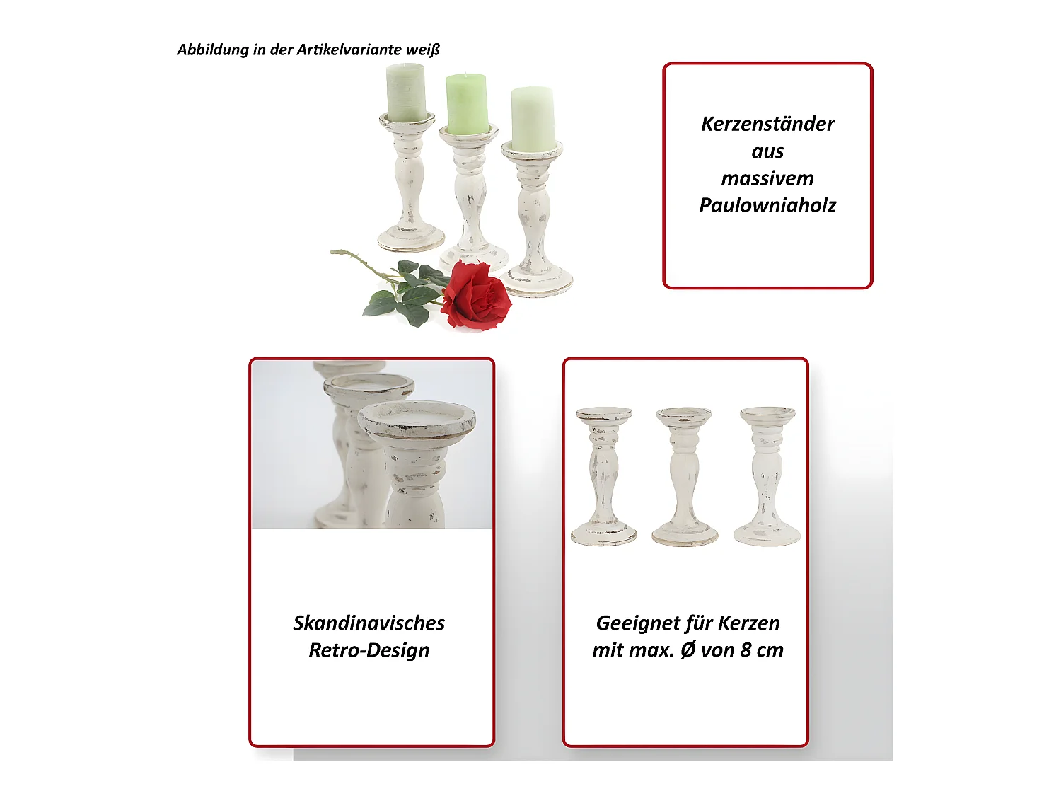 Chandelier H361 (set de 3),  gris